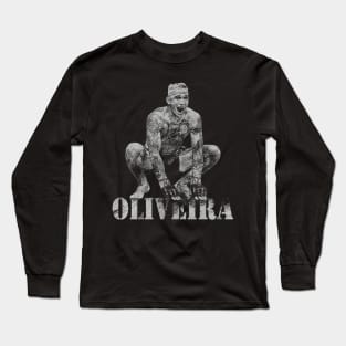 Oliveira Sketch Draw Long Sleeve T-Shirt